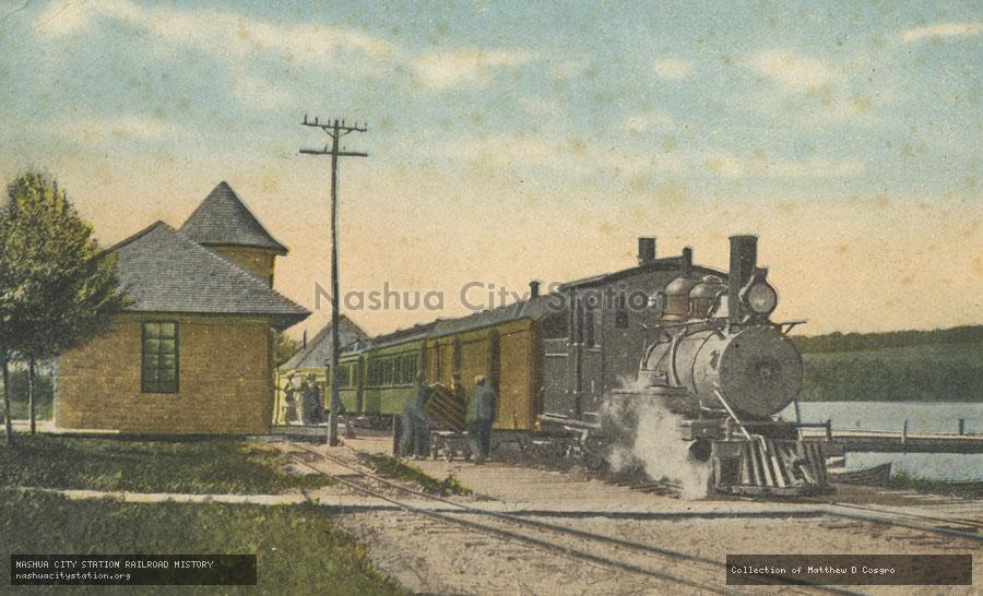 Postcard: Depot, Rangeley, Maine